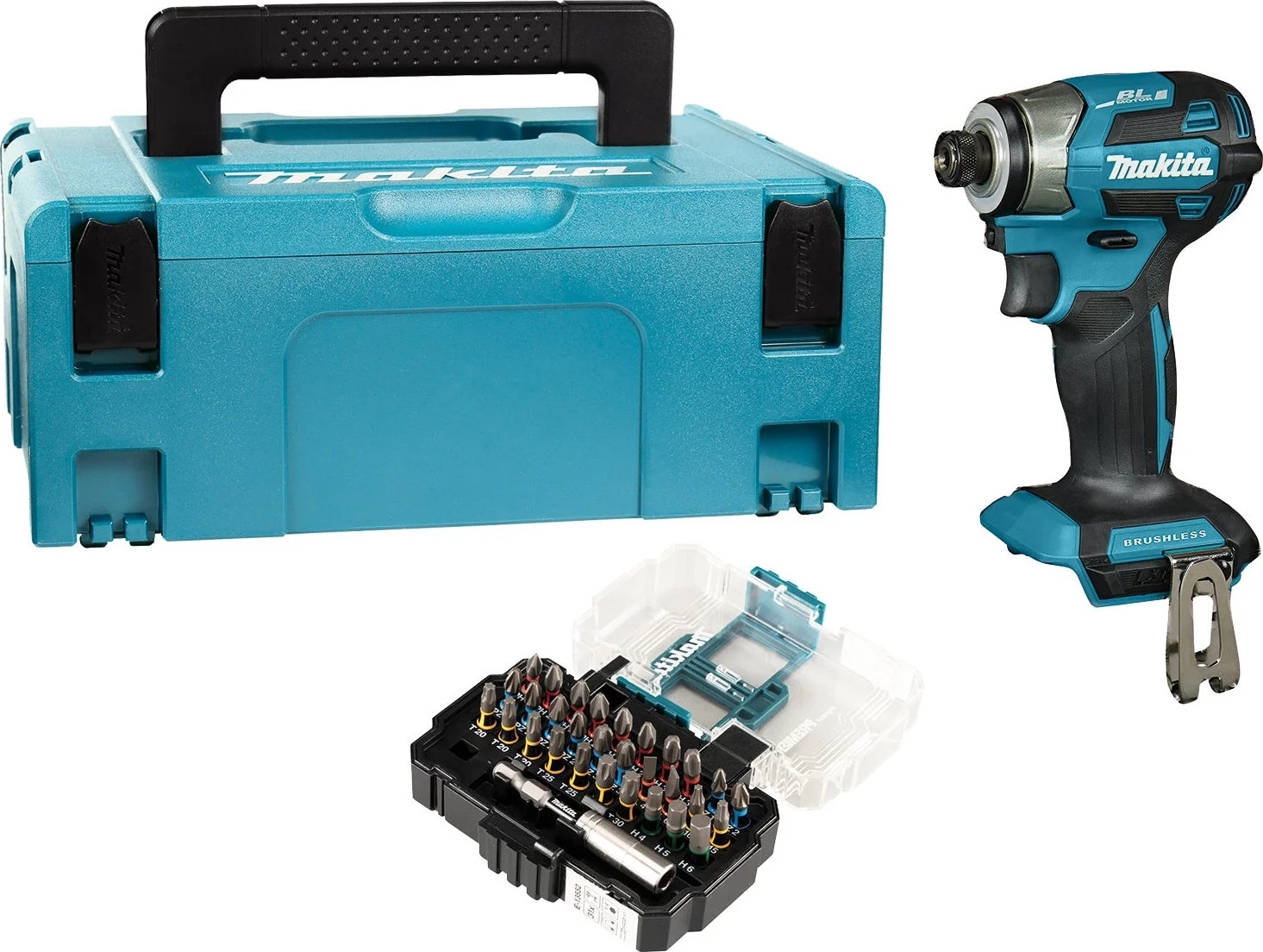Makita DTD173ZJX1 Accu slagschroevendraaier 180Nm 18V Basic Body in Mbox + Impact Premier bitset