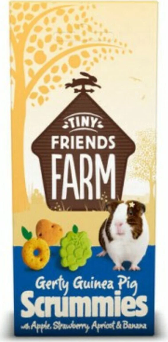 8x Tiny Friends Farm Gerty Guinea Pig Scrummies 120 gr