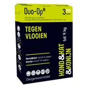 Duo-op Anti Vlooiendruppels Hond, Kat en Konijn tot 4 kg 3 pipetten