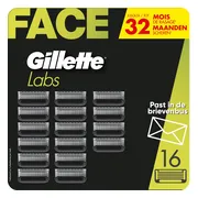 Gillette Labs - Scheermesjes voor Mannen - 16 Navulmesjes - Compatibel Met Gillette Labs Met Exfoliating Bar En Heated Razor