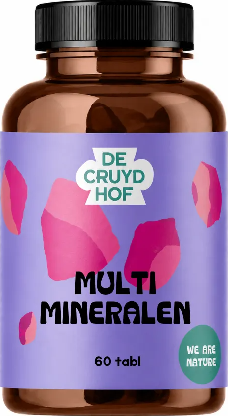Cruydhof Multi Mineralen Tabletten 60TB