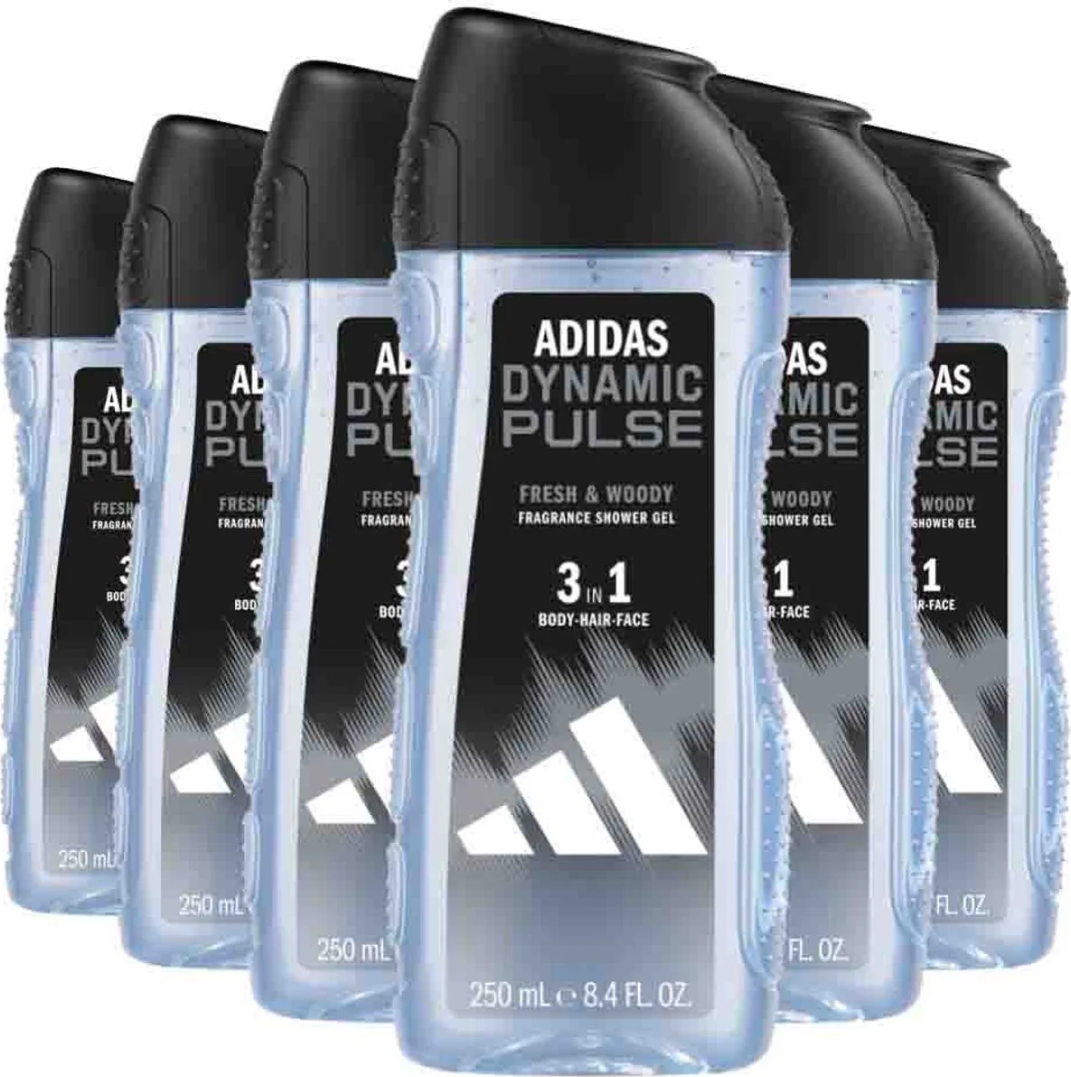6x Adidas Shower Gel Dynamic Pulse 250 ml