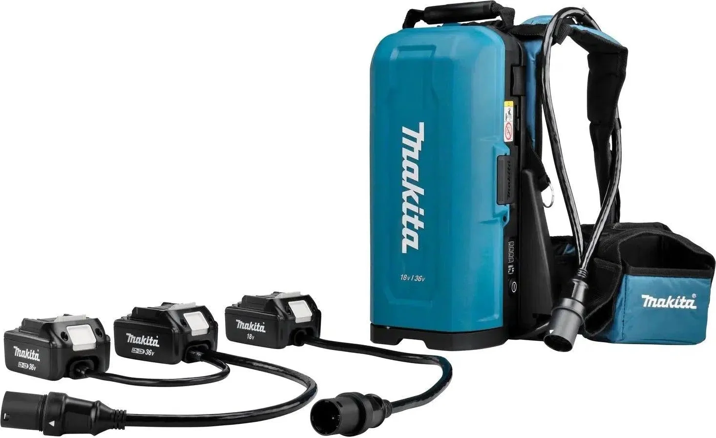Makita PDC01 Ruggedragen Accustation met 18V & 2x18V adapter - 191A59-5