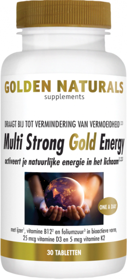 Golden Naturals Multi Strong Gold Energy Tabletten 30TB