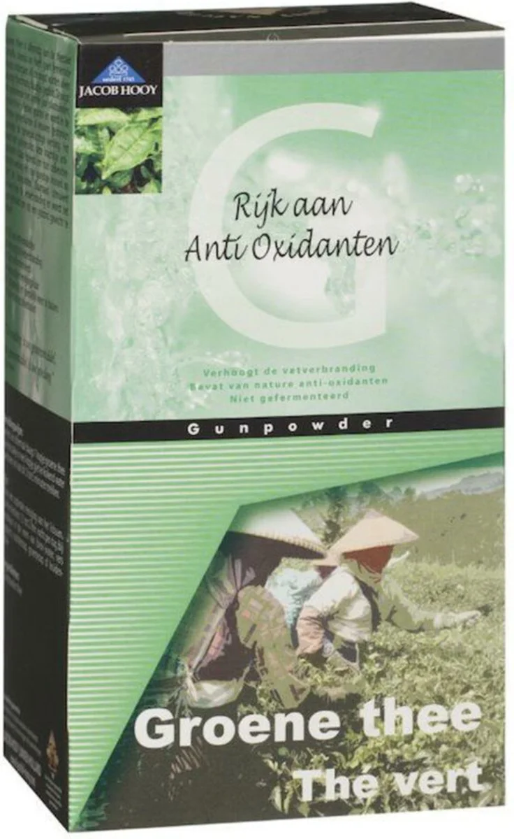 Jacob Hooy Groene Thee Zakjes 50ST