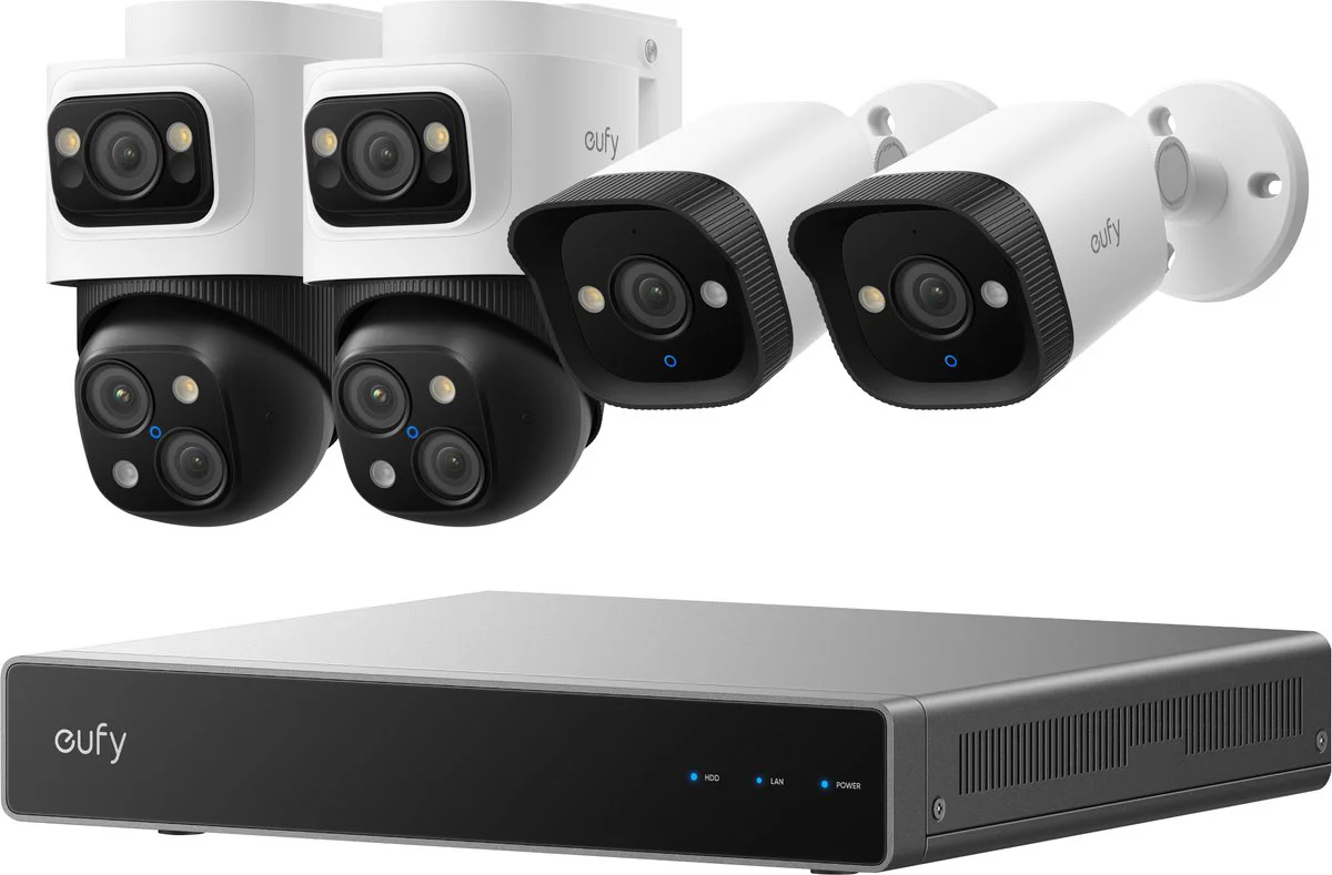 Eufy PoE Security System + NVR + S4 2-Pack + E40 2-Pack