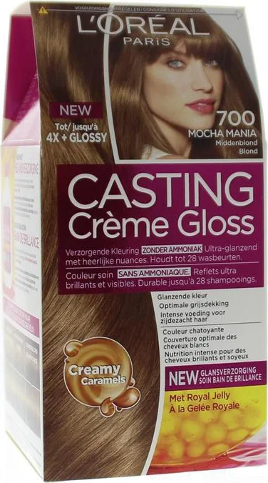 L'Oréal Casting Crème Gloss Semi-Permanente Haarkleuring 700 Middenblond