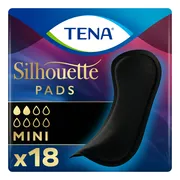 Tena Silhouette Noir Mini 18ST