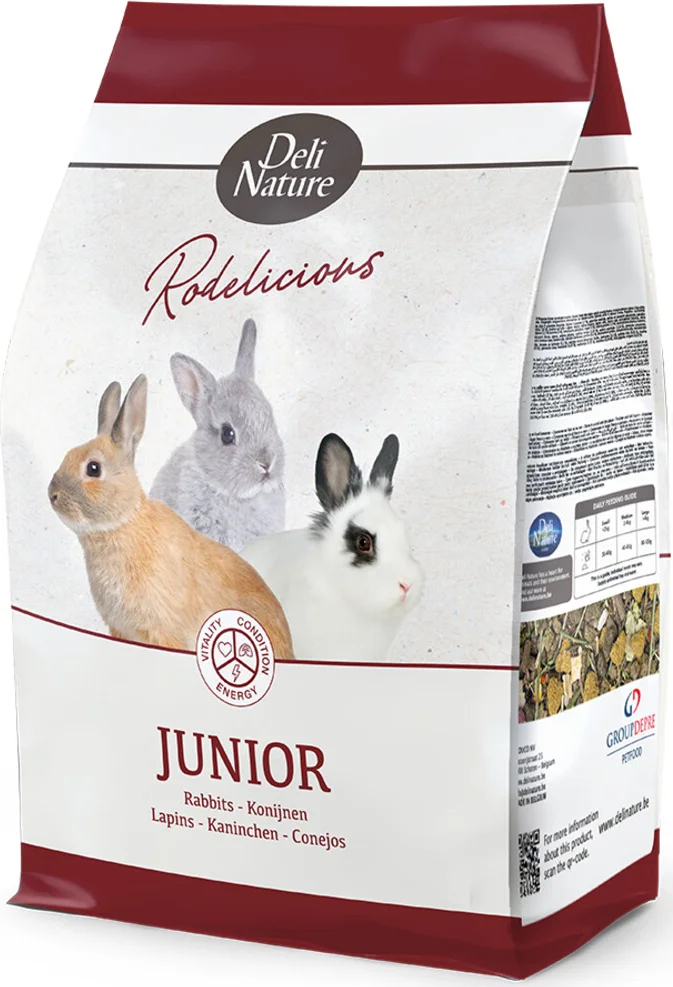 Deli Nature Konijnenvoer Rodelicious Junior 2,5 kg