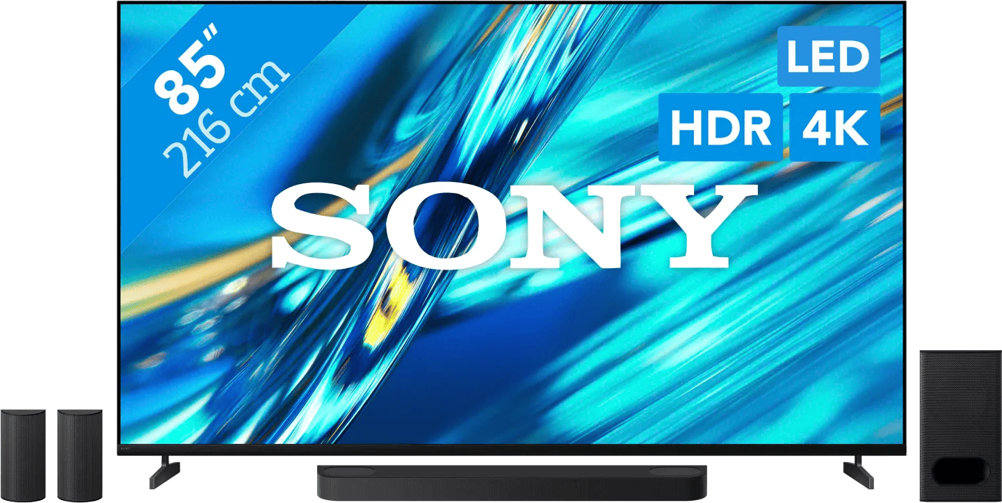 Sony Bravia 3 II Led 85" (2026) + Sony Bravia Theatre System 6 Zwart