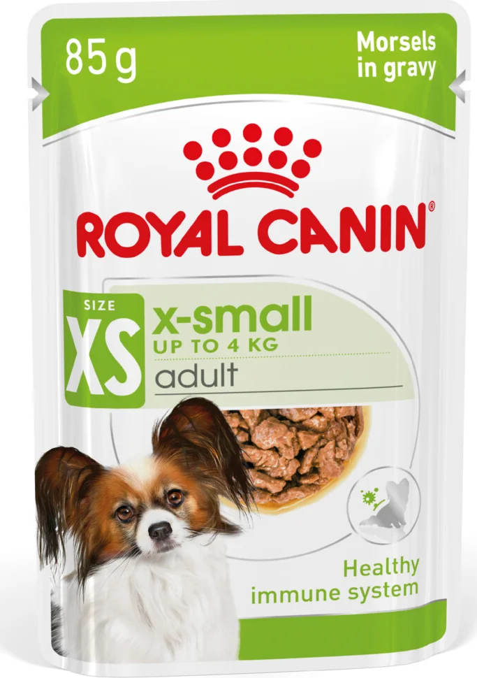 48x Royal Canin Extra Small Adult Hondenvoer Nat 85 gr