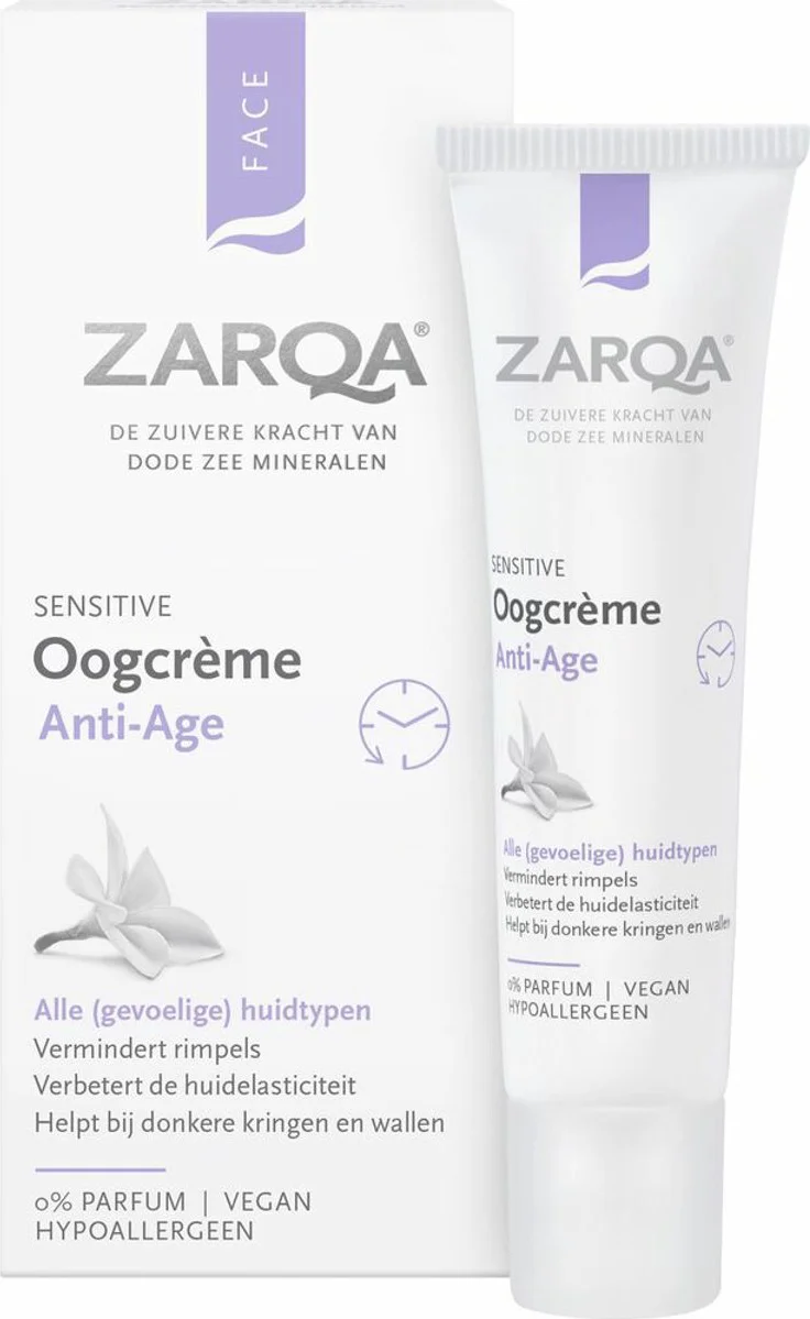 2x Zarqa Anti-Age Oogcrème 15 ml