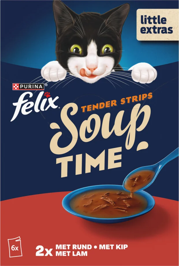 Felix Soup Rund - Kip Selectie 6 x 48 gr
