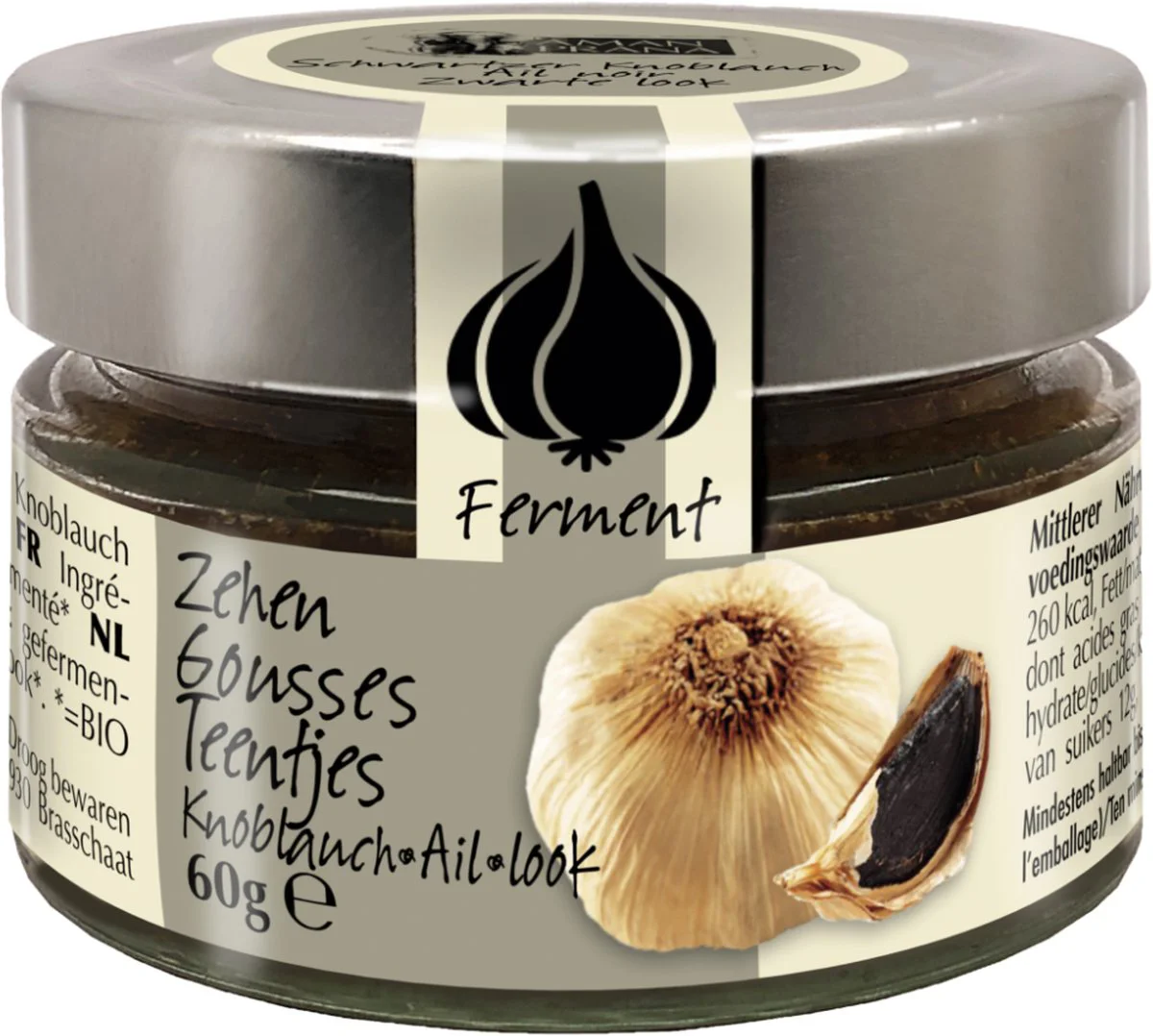 Aman Prana Zwarte Knoflook Teentjes 60GR