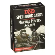D&D 5.0 Spellbook Cards - Martial Powers and Races