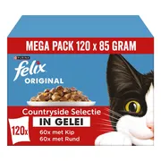 Felix Kattenvoer Nat Pouch Gelei Mix Original Countryside Selection 120 x 85 gr