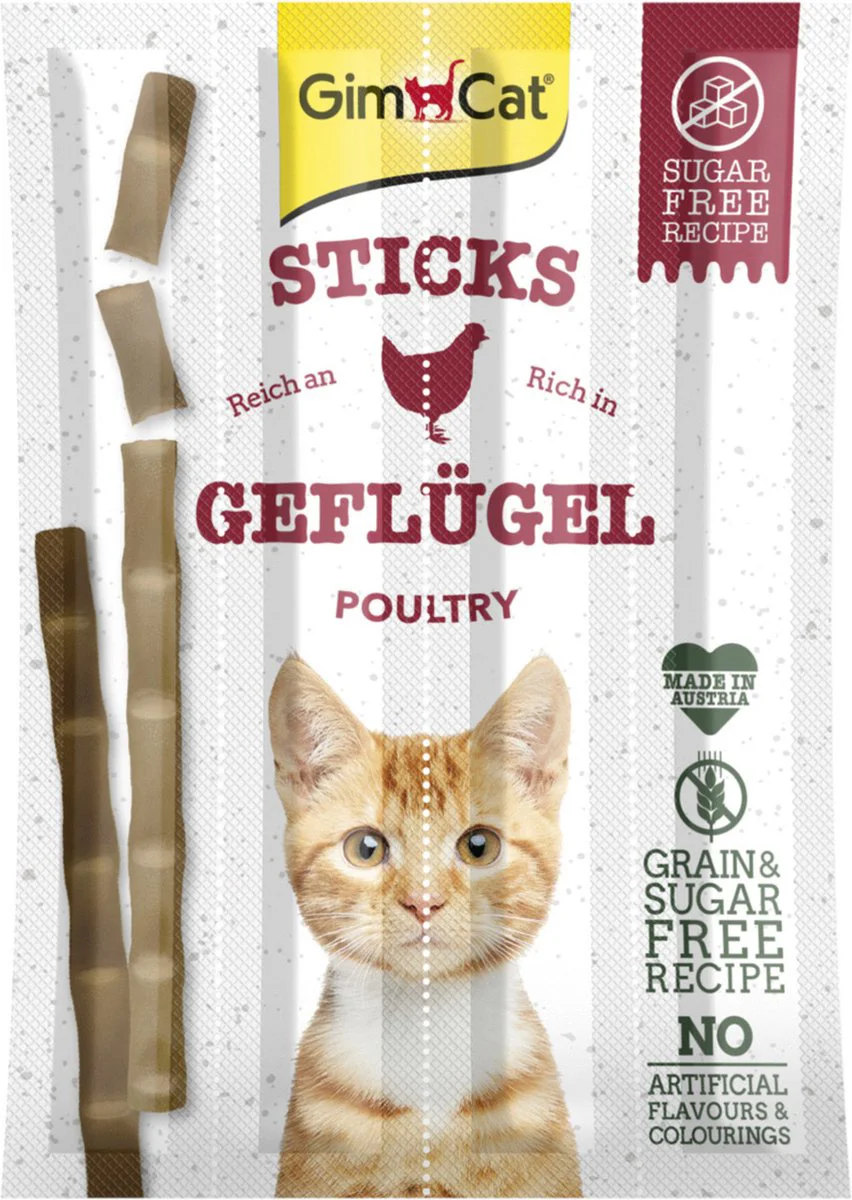 GimCat Sticks Gevogelte 4 stuks