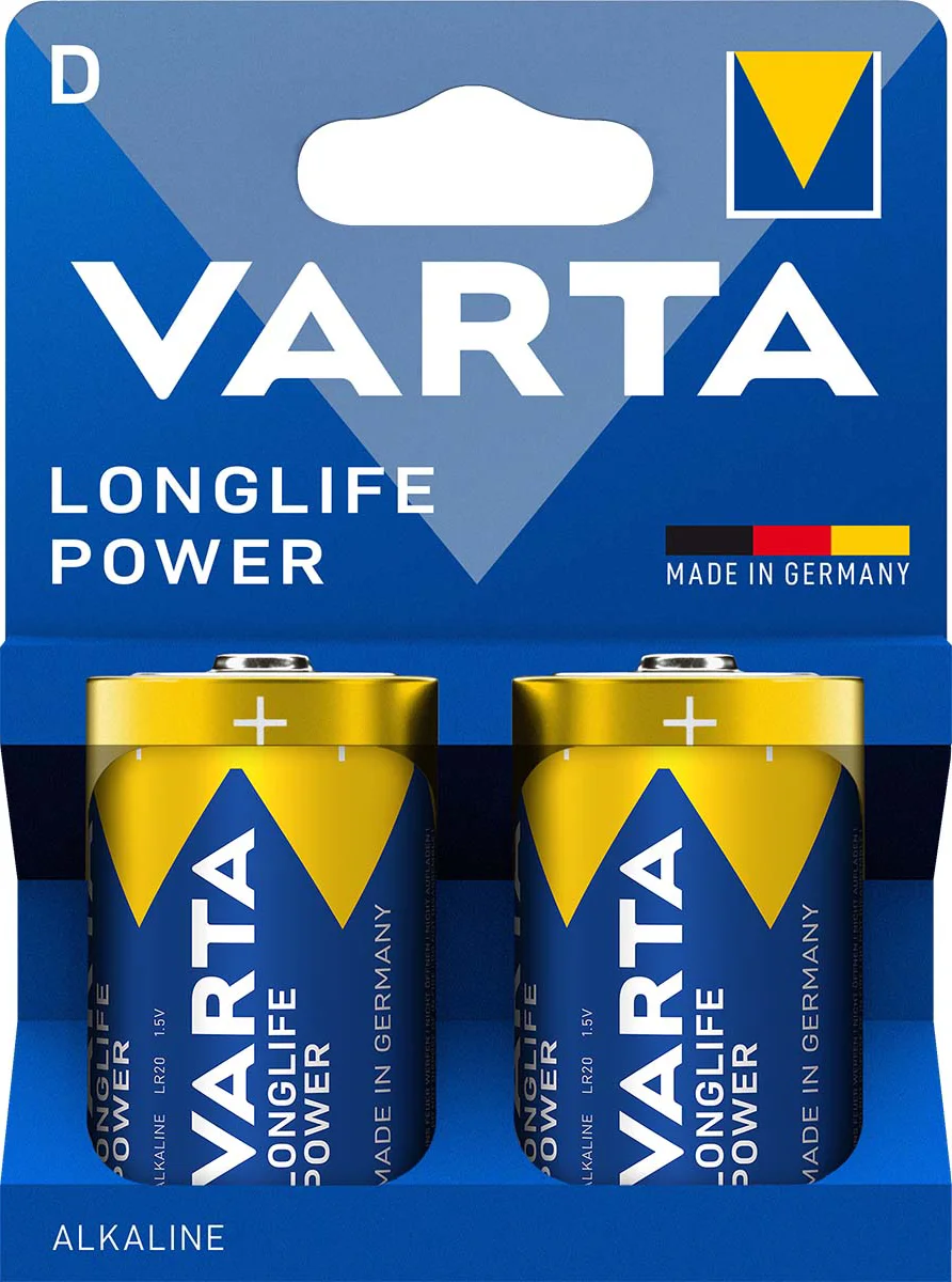 Varta Longlife Power D Batterijen 2ST