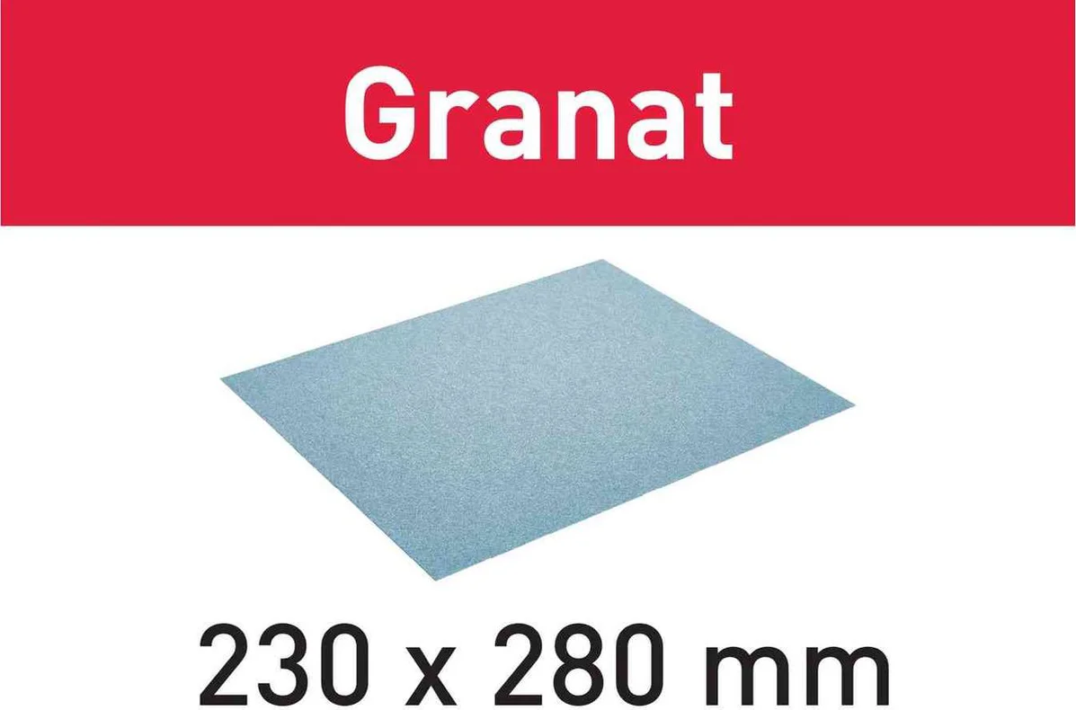 Festool 230x280 P320 GR/10 Handschuurmateriaal Granat VE=10 - 201265
