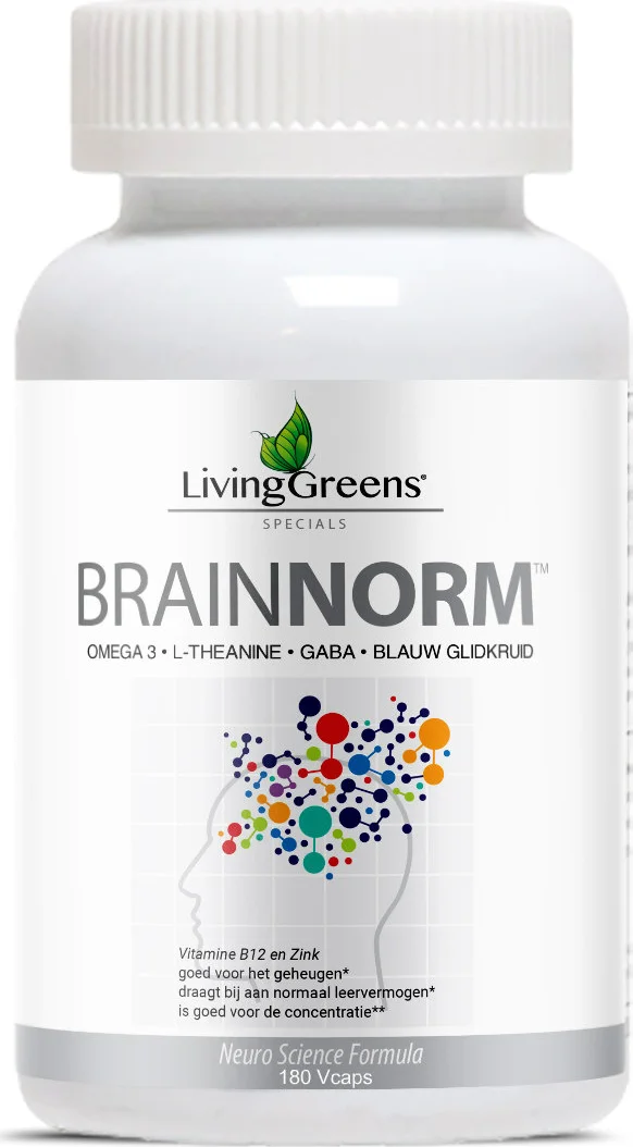 Livinggreens Brainnorm 180 Vegetarische capsules