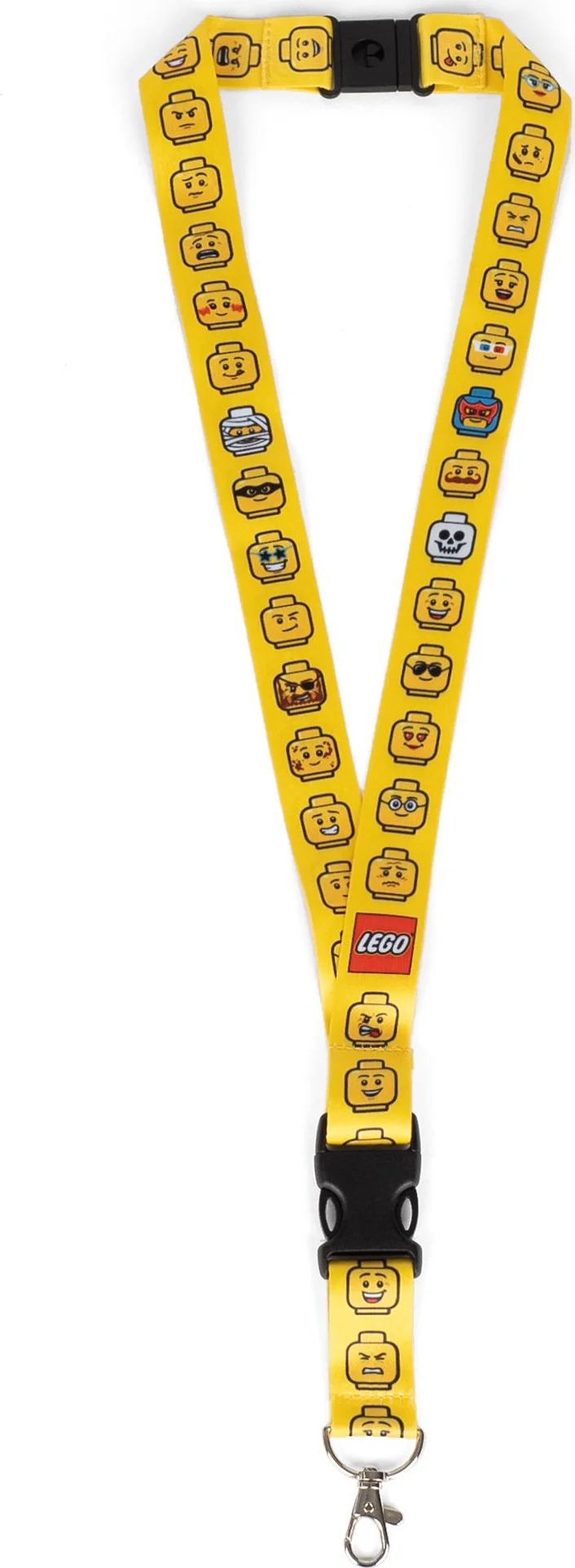 LEGO Geel sleutelkoord met minifiguren