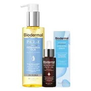 Winter Specialties Met P-CL-E Reinigingsolie + Skin Booster Hydrating Serum + Renewing Face Oil Pakket