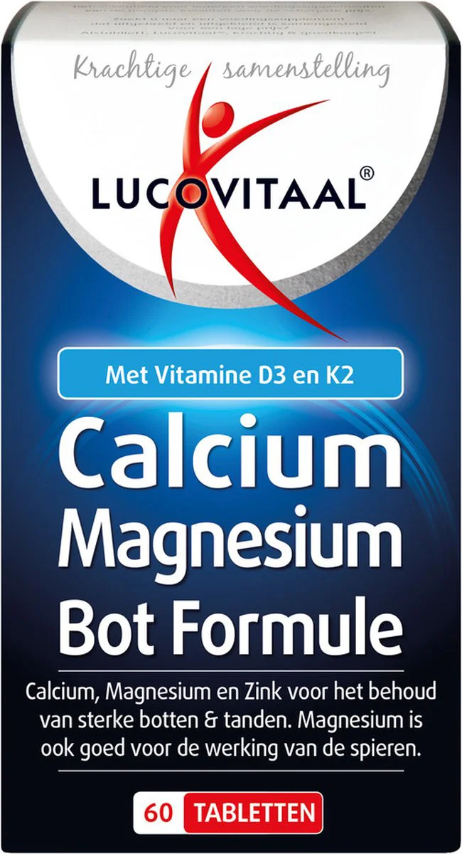 Lucovitaal Calcium, Magnesium en Botten 60 tabletten