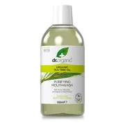 Dr Organic Tea Tree Oil Purifying Mouth Wash 500ML