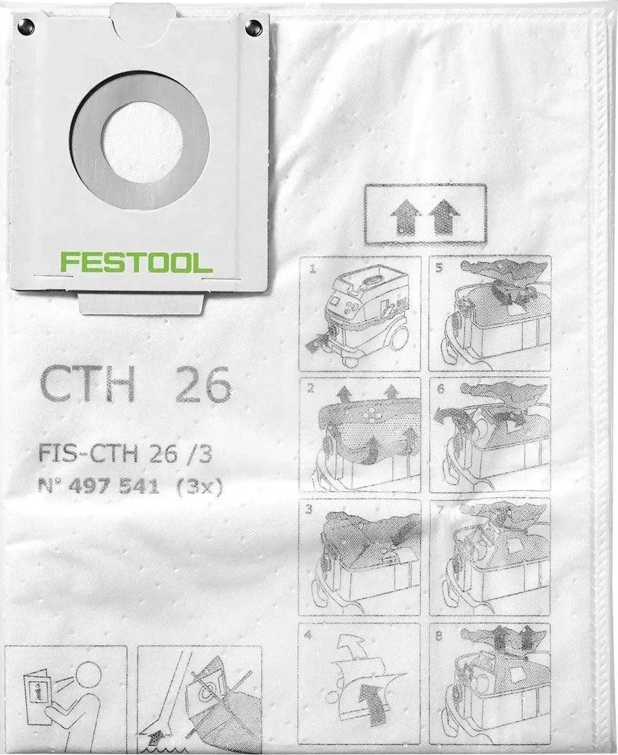 Festool FIS-CTH 26/3 Veiligheid filterstofzak - 497541