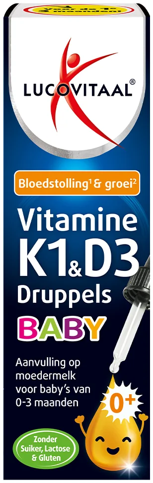 Lucovitaal Vitamine K1 & D3 Druppels Baby 14,5 ml