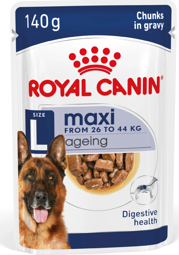 10x Royal Canin Maxi Ageing 8+ Hondenvoer Nat 140 gr