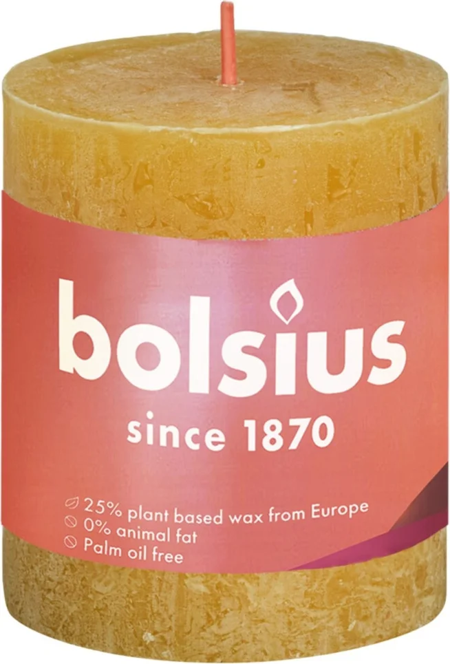 Bolsius Stompkaars Geel 8 cm
