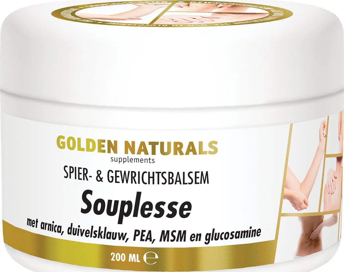 Golden Naturals Souplesse Spier- & Gewrichtsbalsem 200 ml