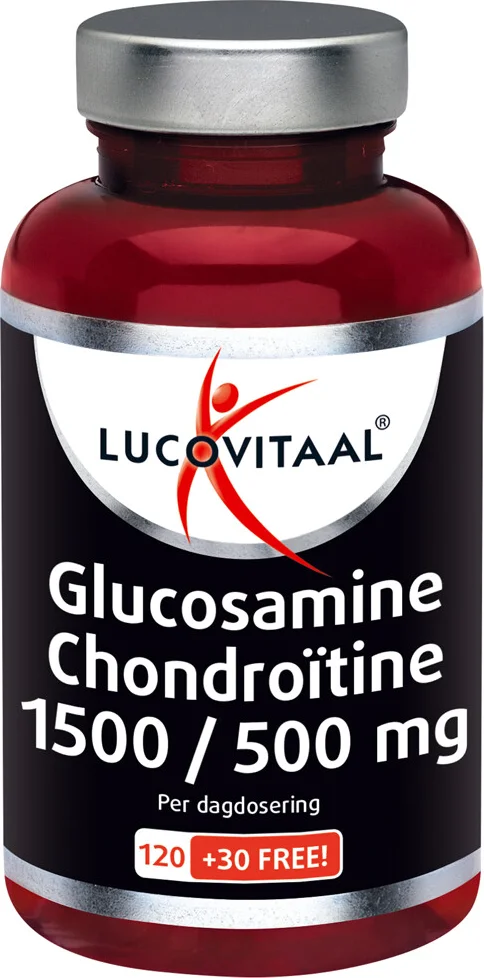 3x Lucovitaal Glucosamine Chondroïtine 1500/500 mg 150 tabletten