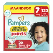 Pampers Premium Protection Luierbroekjes Maat 7 (15+ kg) 123 stuks