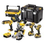 DeWALT DCK551P3T Accu combiset 5-delig 18V XR 5.0Ah in TSTAK