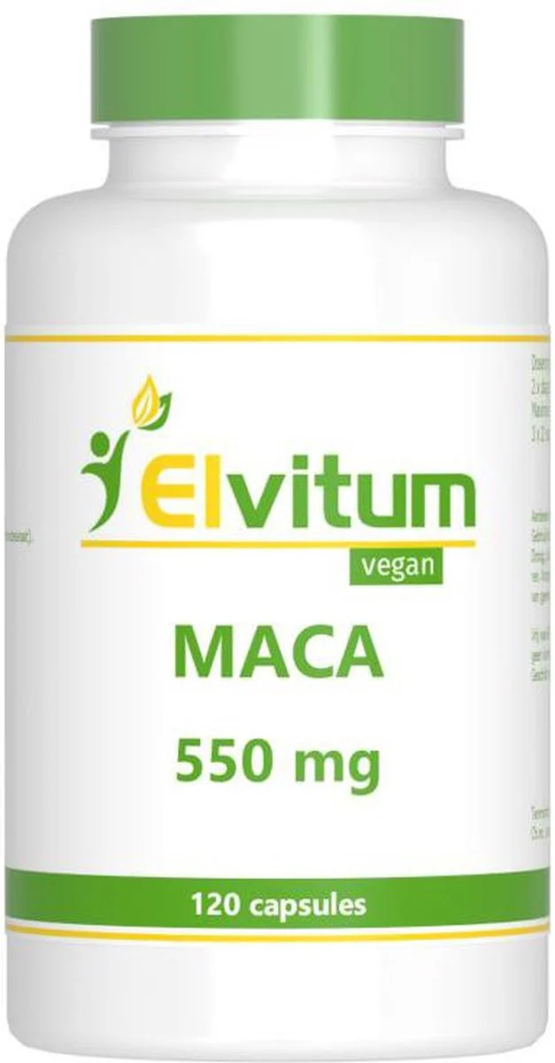 Elvitum Maca 500mg Vegicaps 120CP