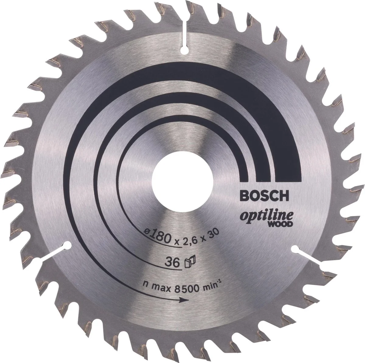 Bosch Professional Cirkelzaagblad PRO Wood | Ø 180 x 2,6 x 30mm 36T - 2608640609