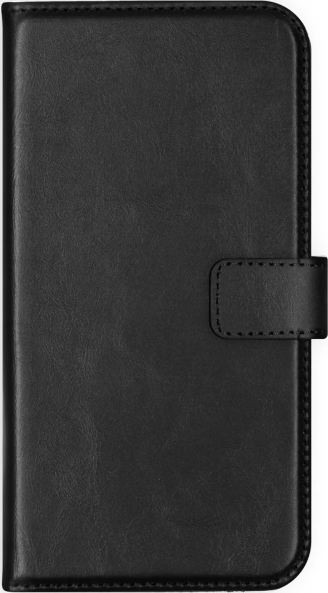 Selencia Hoesje - Geschikt voor Samsung Galaxy S20 - Echt Lederen Bookcase - Zwart