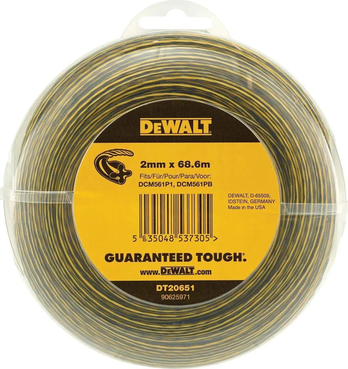 DeWALT DT20651 Grastrimmerdraad 2mm x 68.8m