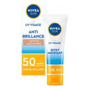 NIVEA Sun Zonnecrème Gezicht Anti-Shine SPF 50 50 ml