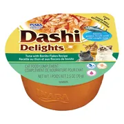 Ciao Kattenvoer Nat Dashi Delights Bouillon Tuna & Bonito 70 gr