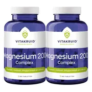 2x Vitakruid Magnesium 200 Complex 180 tabletten