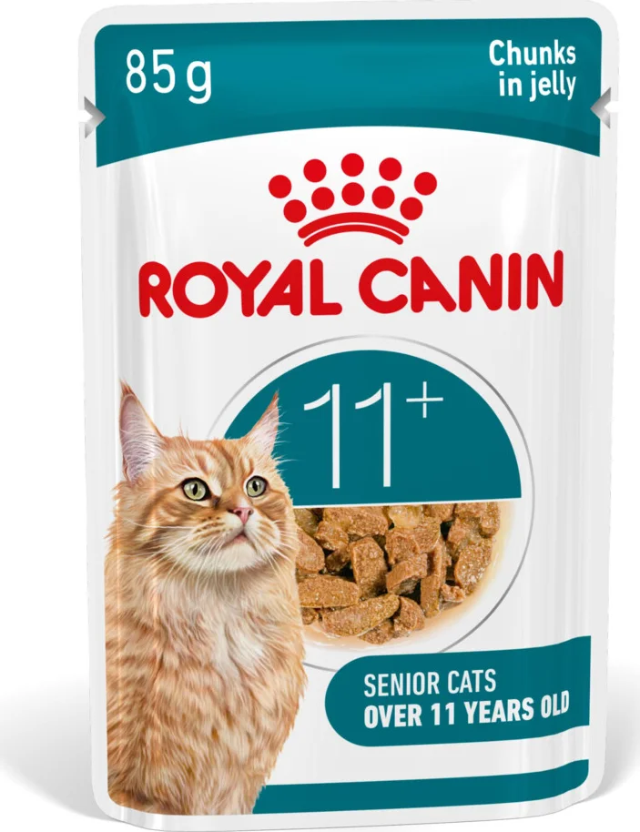 12x Royal Canin Kattenvoer Nat Jelly Ageing 11+ 85 gr