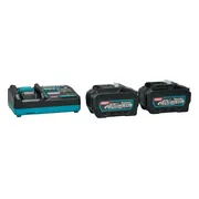 Makita Accu Starterset XGT DC40RA 2x BL4050F - 1911V6-0