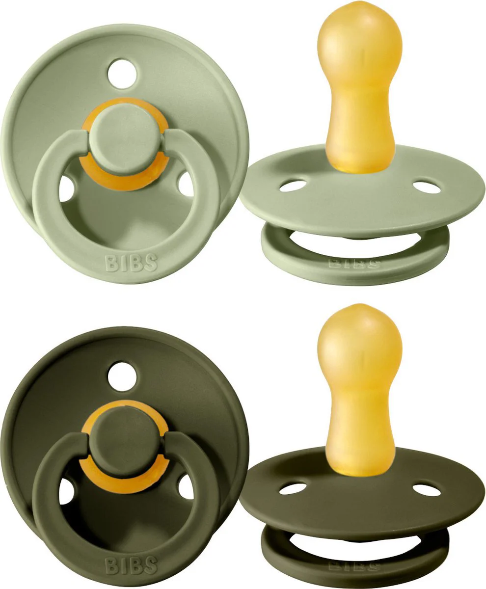 BIBS Fopspeen 18+ Maanden Sage/Hunter Green 2ST