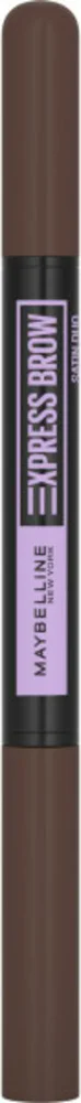 3x Maybelline Brow Satin Duo Wenkbrauwpotlood en Poeder 04 Dark Brown