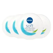 4x NIVEA Soft Crème Pot 50 ml