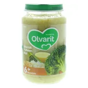 Olvarit 6m+ Broccoli Kalkoen Rijst 200GR