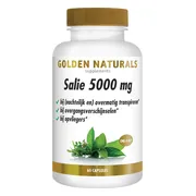 2x Golden Naturals Salie 5000mg 60 vegacapsules